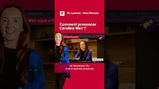 Miniature : Comment VRAIMENT prononcer Caroline Weir ? 🏴󠁧󠁢󠁳󠁣󠁴󠁿🔴🔵 #ollyonnes #mercato #footfeminin #womensoccer