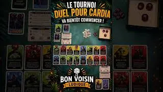Miniature : Le tournoi va bientôt commencer sur @LeBonVoisinLudique 😬