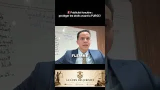 Miniature : ⚖️ Publicité et immatriculation foncière : protéger les titulaires de droits réels 📢