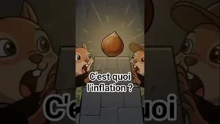 Miniature : c'est quoi l'inflation ?#argent #finance