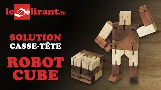 Miniature : Solution vidéo du casse-tête " Robot Cube" - ledelirant.fr