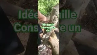 Miniature : Idée de moment en famille : Construire un abri