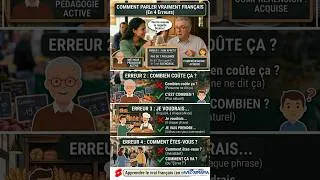 Miniature : Ne dis plus jamais ça au restaurant 🛑 #français #erreurs
