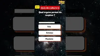 Miniature : Top quiz  de culture générale#quiz #educational #saviezvousque #science #shorts #education #français