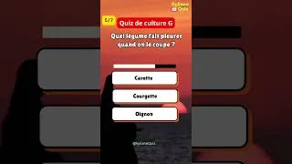 Miniature : Top quiz de culture générale  #quiz #saviezvousque #info #apprendre #test #news #science #question