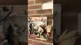 Miniature : Tableau créé avec les éphémèras de @MaremiSmallArt #art #collage #ephemera #tableau