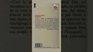 Miniature : Mohammed Dib — L'incendie | Quatrième de couverture #litterature  #audiolibre #booktok