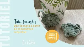 Miniature : [TUTO #1] Recyclez vos chaussettes abimées en éponges en 5 minutes !