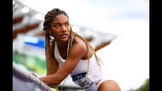 Miniature : Tara   Davis   jumps  a  wind  aided  7 24m +2 8! 👀😳  NIESAMOWITY SKOK.