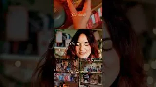 Miniature : The book, the reader, the location 📚🫶🏻 #booktube #booktubetbr #lecture #shorts