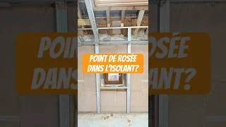 Miniature : Point de rosée dans l’isolant? #renovation #isolation #saviezvousque #construction