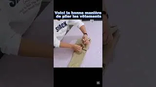 Miniature : La bonne méthode de plier les vêtements et avoir plus d'espace #funny #foryou #fyp