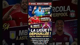 Miniature : Fin du Mercato d’Été : La Ligue 1 Réalise +500 M€ de Balance Positive