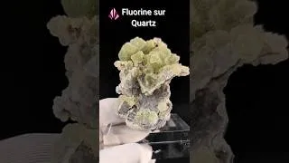 Miniature : Fluorite sur Quartz - Hunan (Chine) | Réf.580