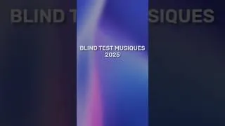 Miniature : Blind Test Musiques 2025