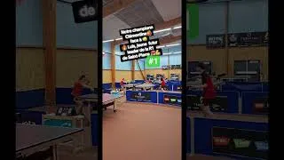 Miniature : #1 clementine vs Luis #tabletennis #pingpong #乒乓球
