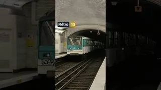 Miniature : Métro ligne 10 : Les bonnes vieilles MF67 face verte sont toujours là et en plus bruyante #metro