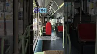 Miniature : De très brutales accélérations !! pour un bon MAN Lion's City de la ligne bus 168 #shorts #ratp