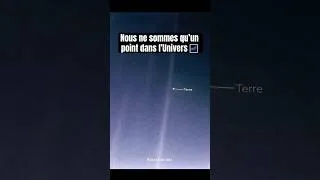 Miniature : Nous ne sommes qu’un point dans l’Univers 🌌 #science #shorts #cosmos #terre
