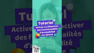 Miniature : Comment activer des fonctionnalités d'accessibilité sur Iphone ? #tuto 📱👀 Tutos Les Bons Clics