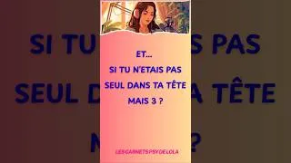 Miniature : Si tu étais 3 dans ta tête ? ou l'analyse transactionnelle #shorts #psychologie