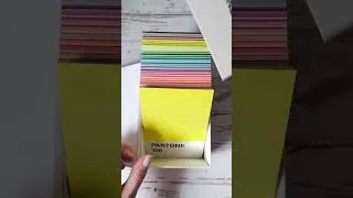 Miniature : Une petite créa avec les cartes Pantone 💚