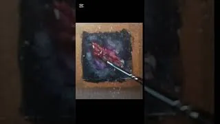 Miniature : Galaxie aquarelle Daniel Smith papier arches.