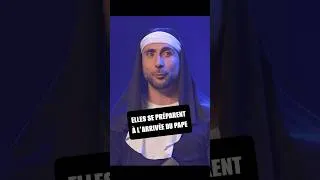 Miniature : Elles se préparent à l’arrivée du Pape… #Pape  #Leon14 #humour