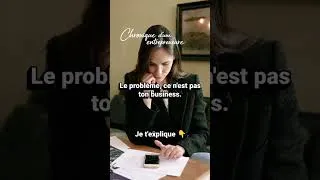 Miniature : Le problème, ce n'est pas ton business. #stresschronique #entrepreunariat #femmeentrepreneure