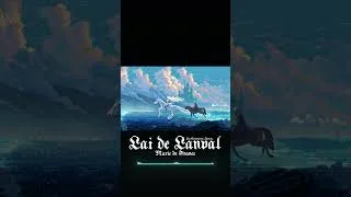 Miniature : "En Avalon, une île belle et merveilleuse..." Lai de Lanval, Marie de France