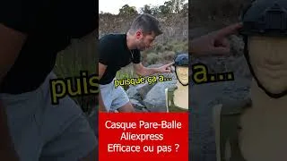 Miniature : Test casque lourd pare-balle ALIEXPRESS ! #experience #science