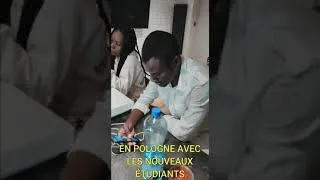 Miniature : Après le tournage des entretiens avec les nouveaux étudiants en Pologne.