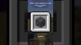 Miniature : Devine le NOM de ce bloc MINECRAFT en moins de 10 SECONDES ! Quiz 32