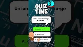 Miniature : QUIZ sur les atomes et les ions 3eme physique chimie brevet