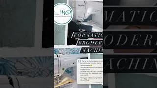 Miniature : Cours de broderie machine #couturecreative #sewing