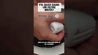 Miniature : BRITA scié en deux : que trouve-t-on à l'intérieur du filtre ? #inside