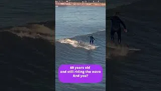 Miniature : Surfing : Age is just a number, gliding is eternal. 🔔 and 👍🏼 #sun #amazing #sports