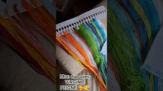 Miniature : Mon duo avec VIRGINIE DIDIER commencé le 17/04 🥰😘 #duo #pointdecroix ##plaisir #pourtoi #pourtous