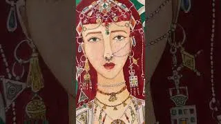Miniature : Création d’une affiche en Aquarelle « La Femme Bijoux »