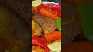 Miniature : Tchiep avec légumes 🍆 variés et poisson #food #bonnecuisine #asmr #cooking
