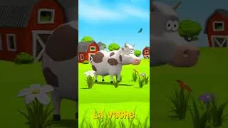 Miniature : Short - Apprendre les animaux de la ferme en 2 min #animaux #apprends #ferme #vocabulaire