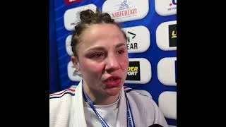 Miniature : Manon Deketer : « Je la prends mais c’est dur de finir comme ça » #judo