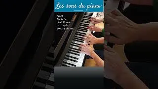 Miniature : Gabriel Fauré Mélodie arrangée pour 4 mains Noël #Fauré