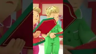 Miniature : 🎄 Le calendrier de l'avent 🎄#shorts #LesTriplés #dessinanimé #chien