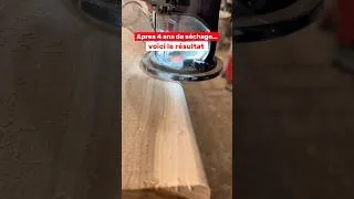 Miniature : Ce bois rare était destiné au feu… voilà ce qu’il est devenu! #menuiserie #récupération   #bricolage