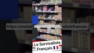 Miniature : ⚠️ Alerte : Les français commencent à faire des réserves de nourriture - Risque de pénurie ?