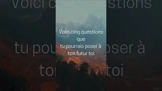 Miniature : Question à poser à ton futur toi #2025 #future