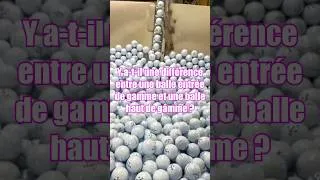 Miniature : On test la gamme Inesis ! #inesisgolf #ballesinesis #golftips