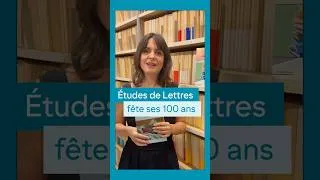 Miniature : Centenaire d'Études de Lettres – Noémie Rochat Nogales