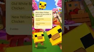 Miniature : Which Baby Chicken texture do you prefer in @minecraft ? | Minecraft Shorts